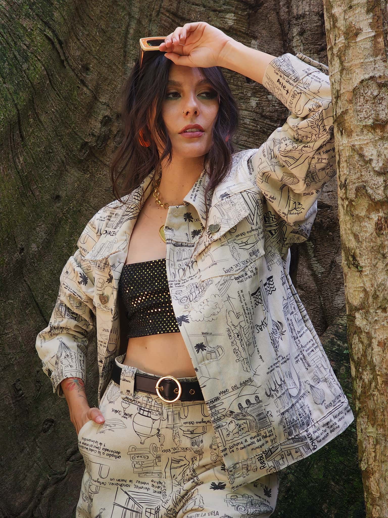 Chaqueta Denim Sitios Turísticos - miniatura 1