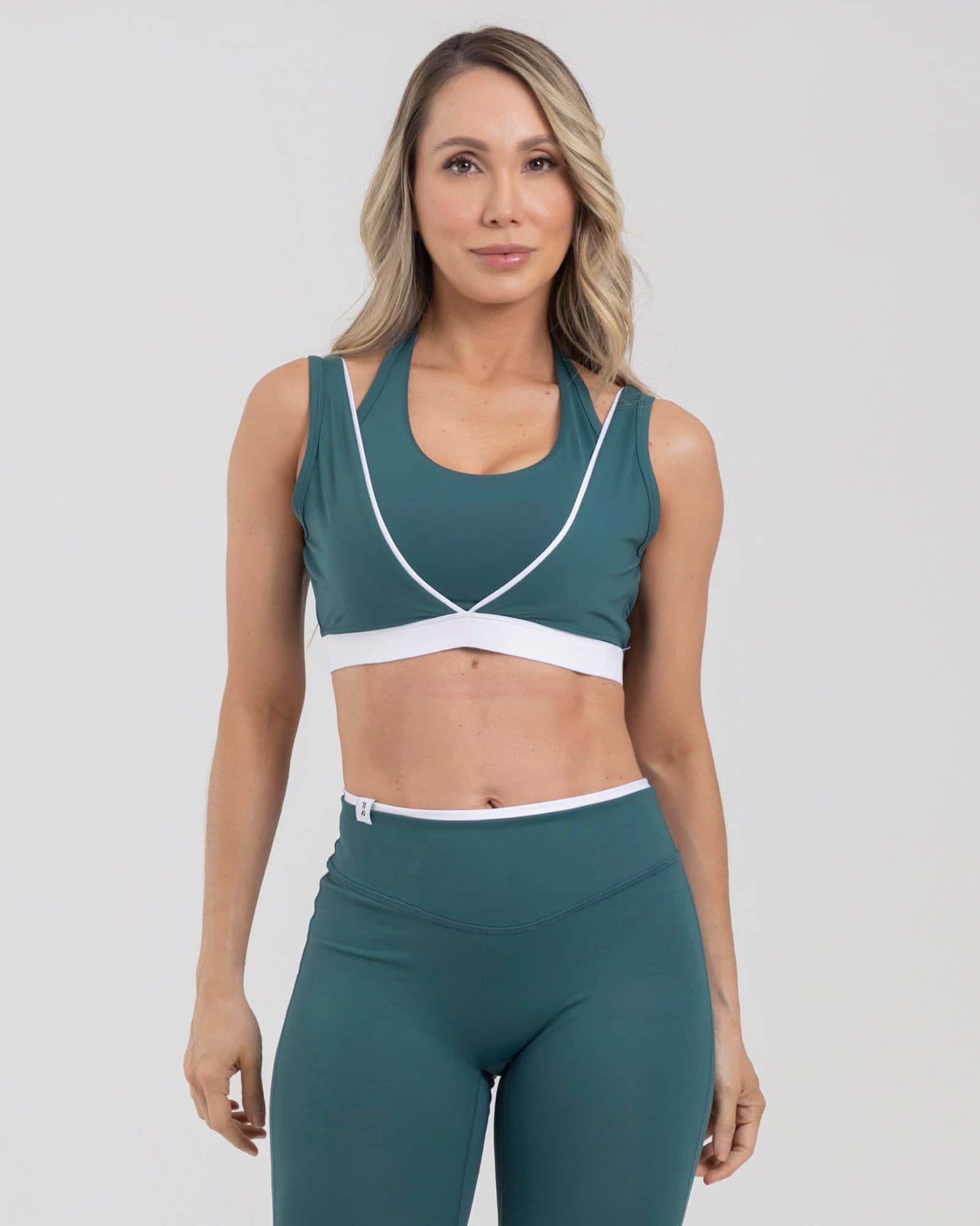 Top sisa core racer verde mediterraneo new dawn FIBER