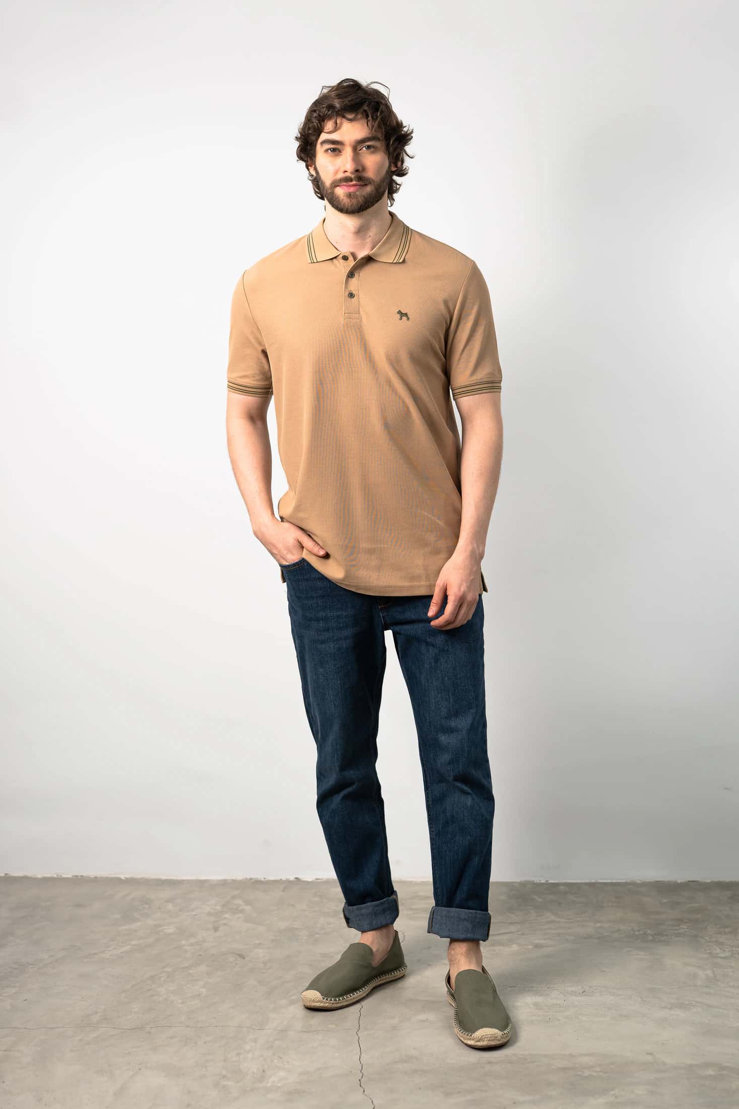 Polo Básica Khaki