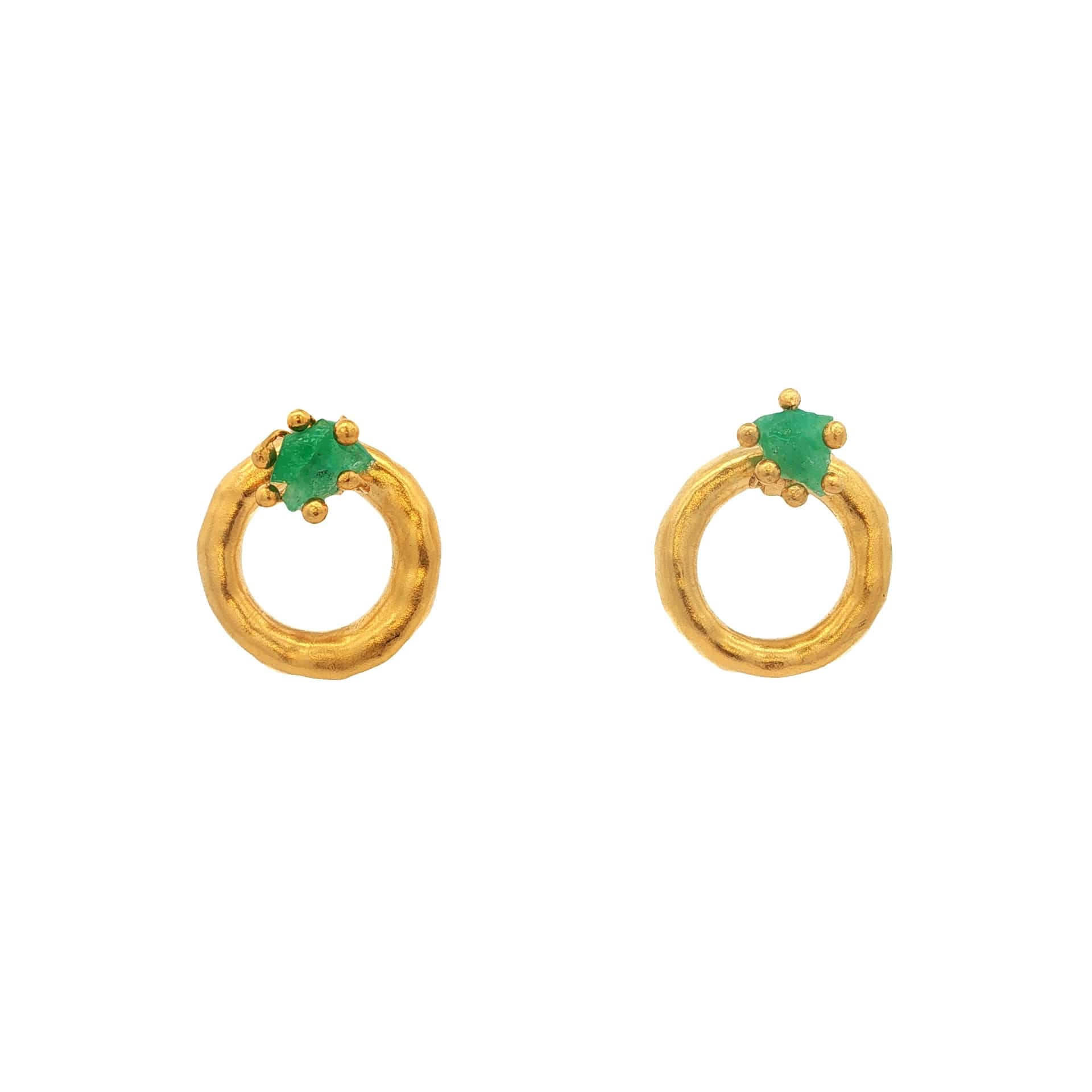 Donut Stone Earrings