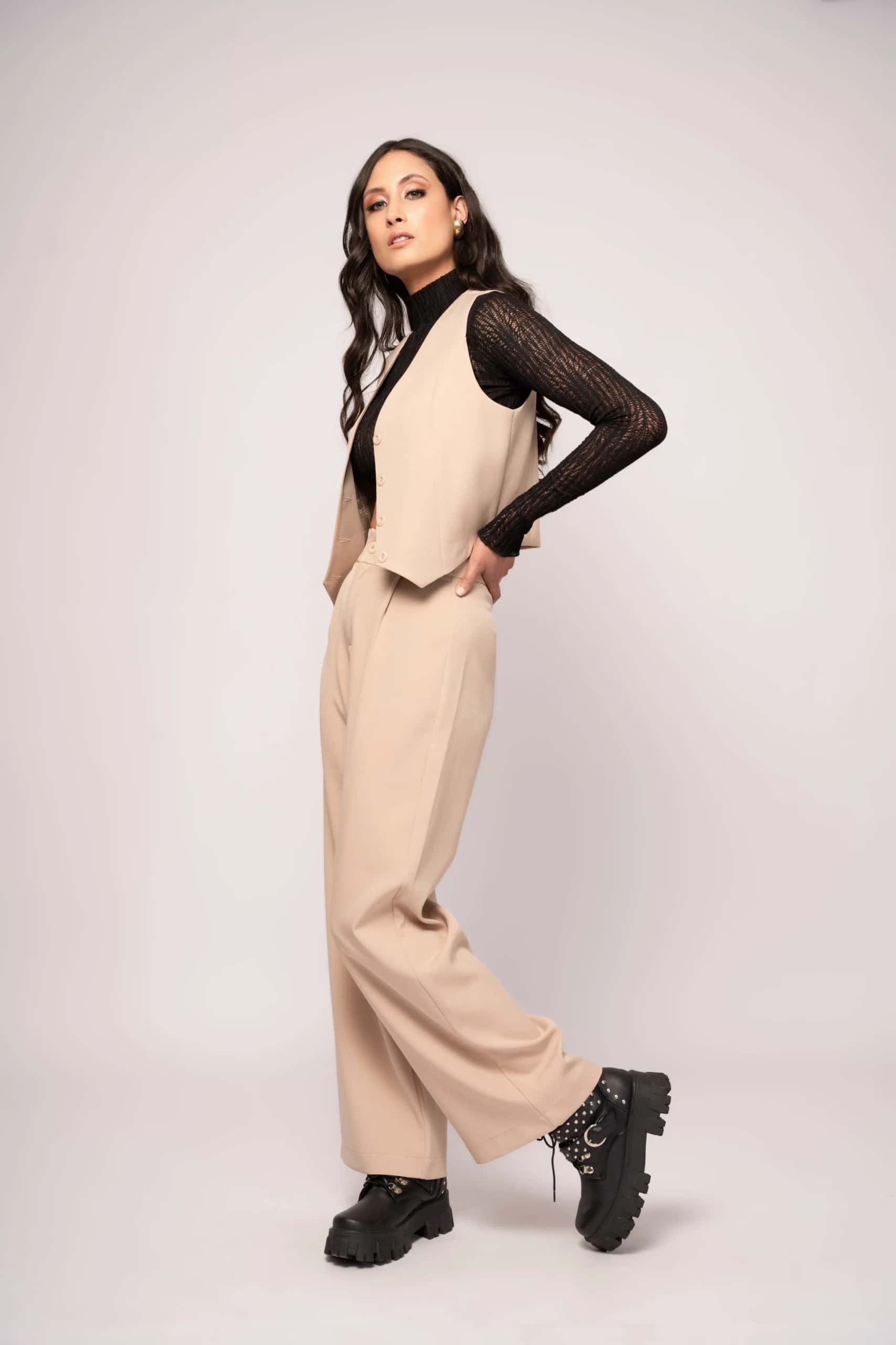 Pantalón Daniela Camel