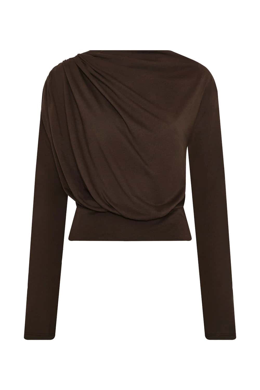 Blusa new aura de jade brown