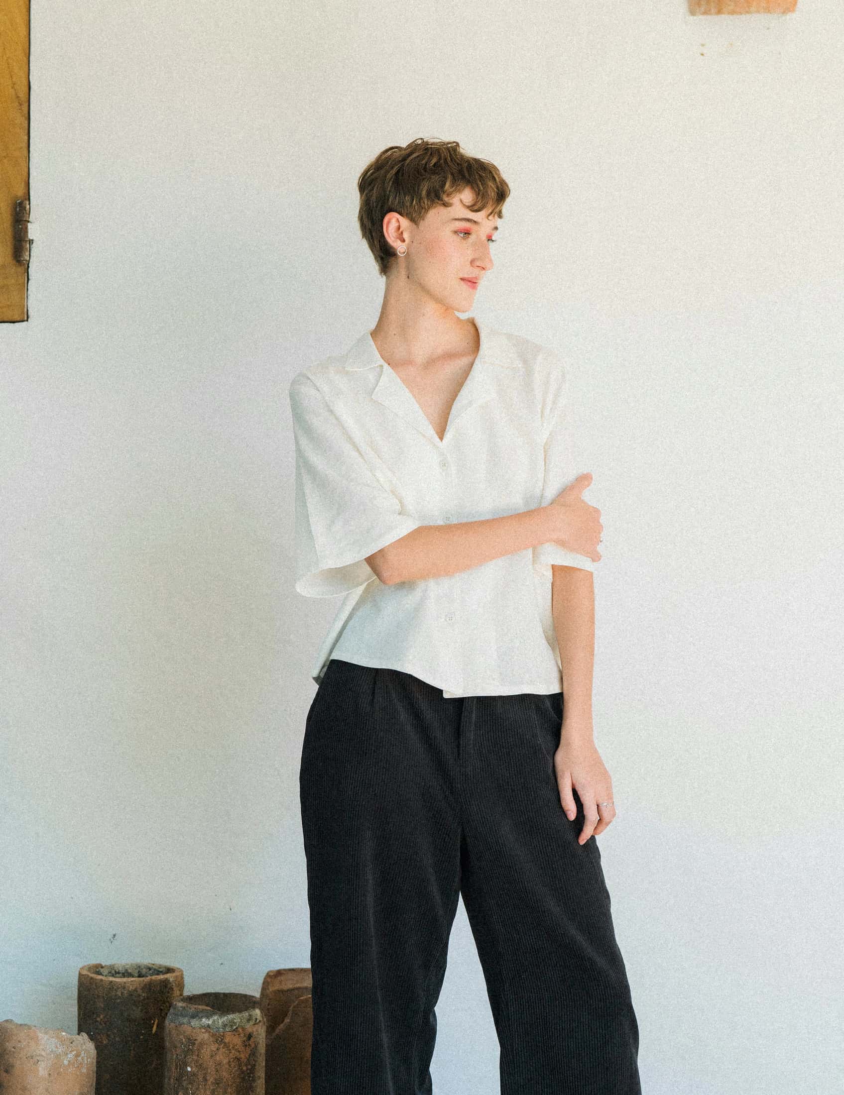Camisa MARFIL / UNISEX - miniatura 6