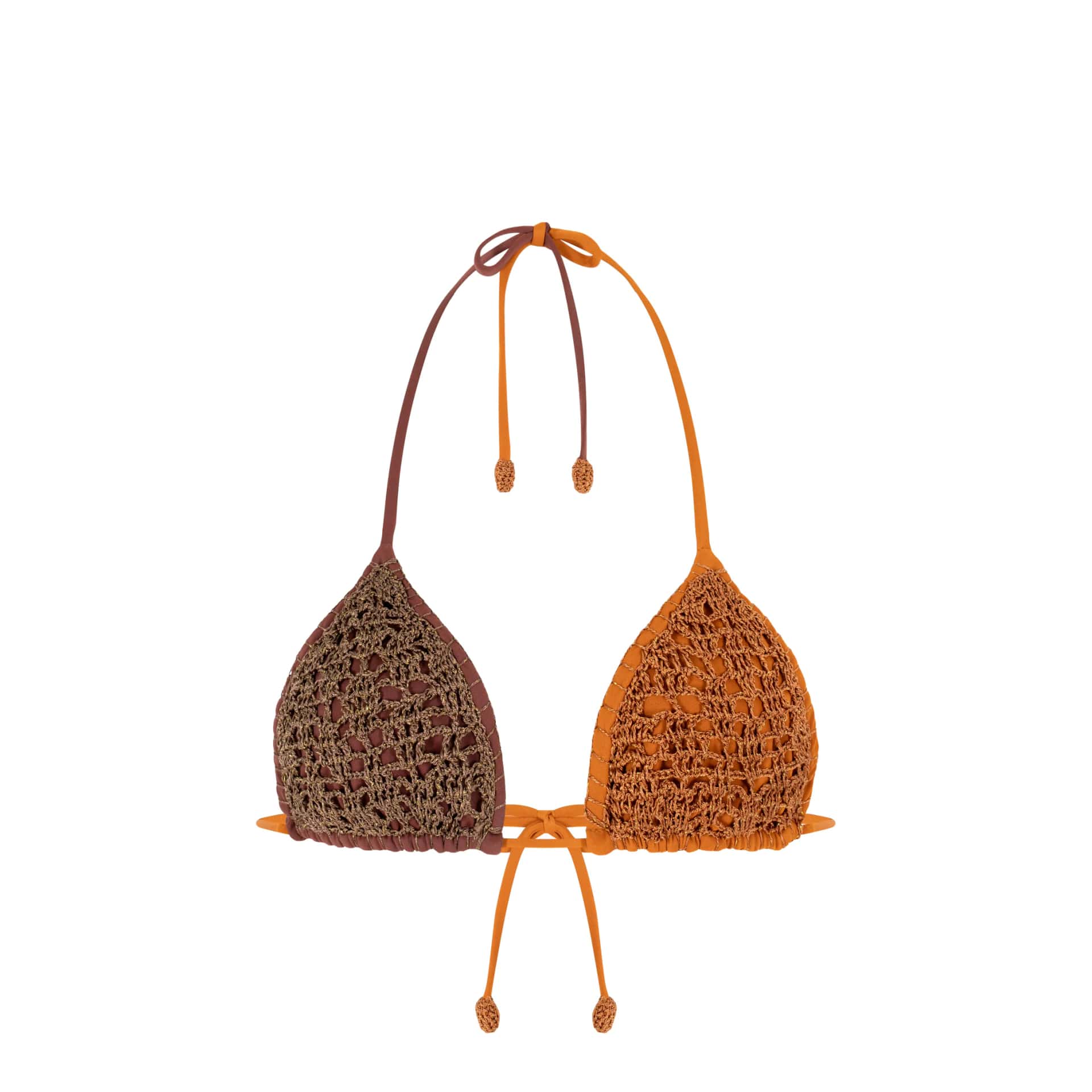 DUAL BIKINI TOP - MOCCA CARAMEL - miniatura 1