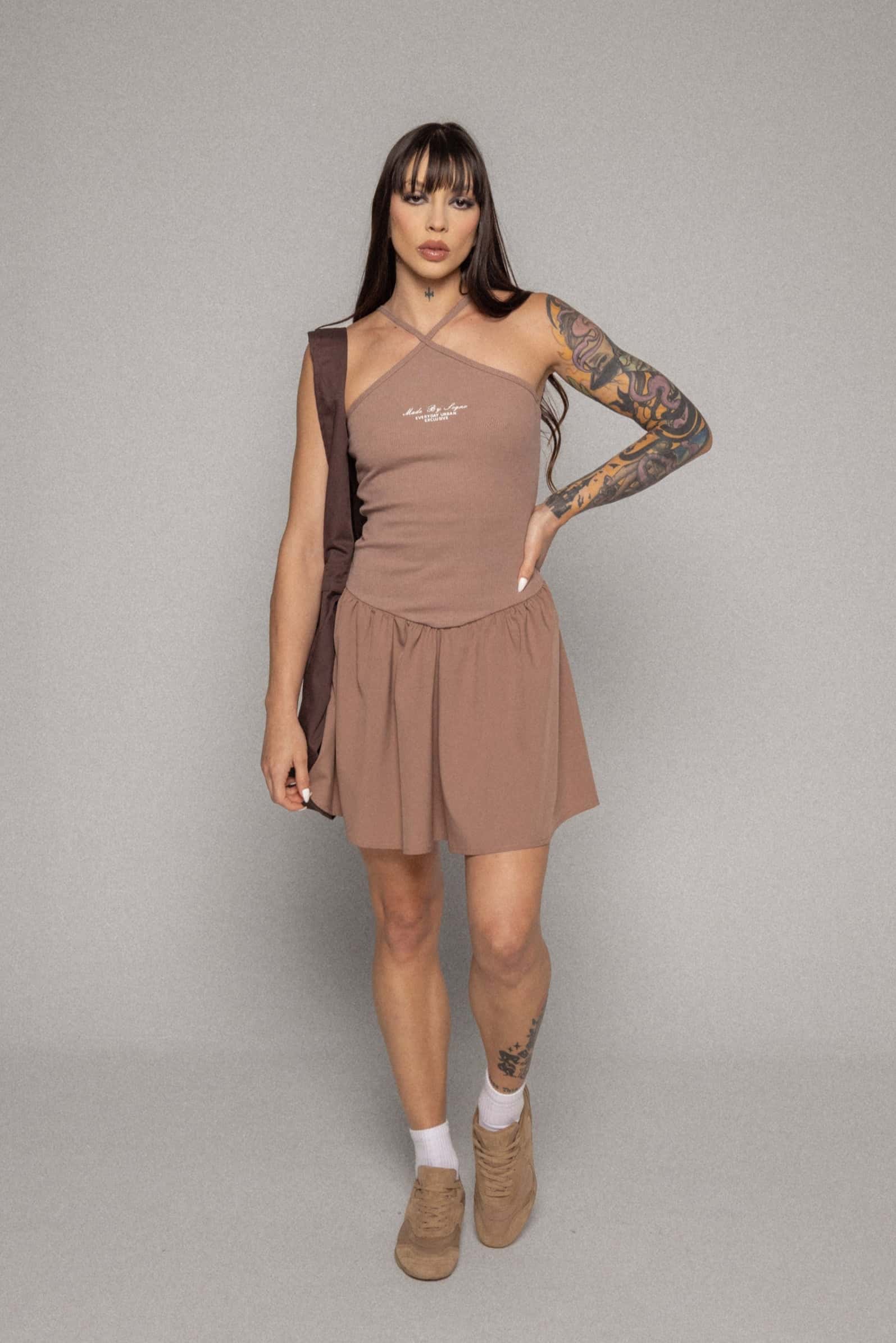 Vestido Mini The Win-Mocca