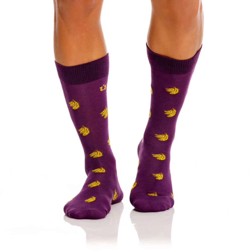 MEDIA CASUAL GUINEOS MORADO