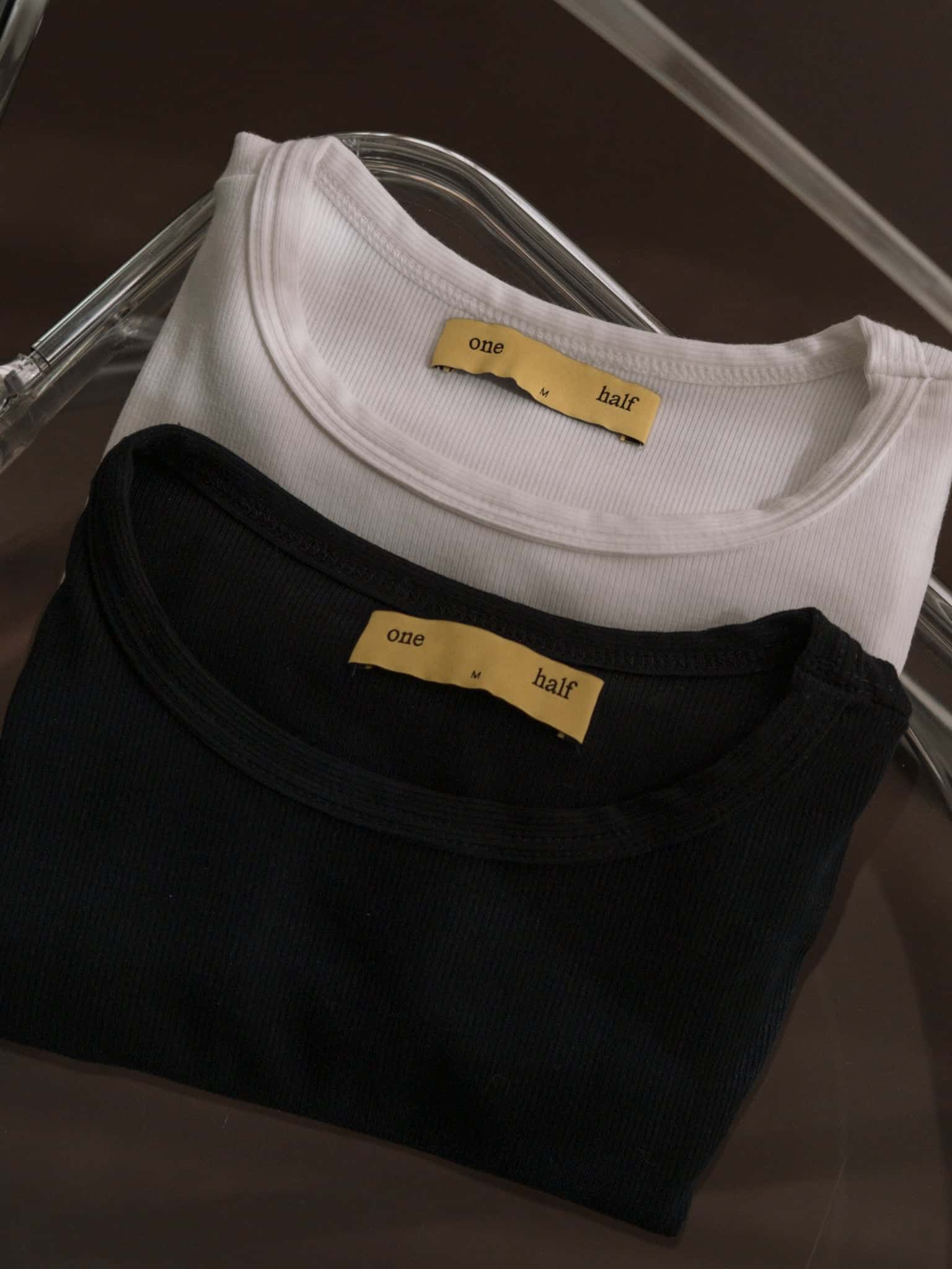 RIB SIMPLY TANK PACK X2 - SOFT WHITE & BLACK
