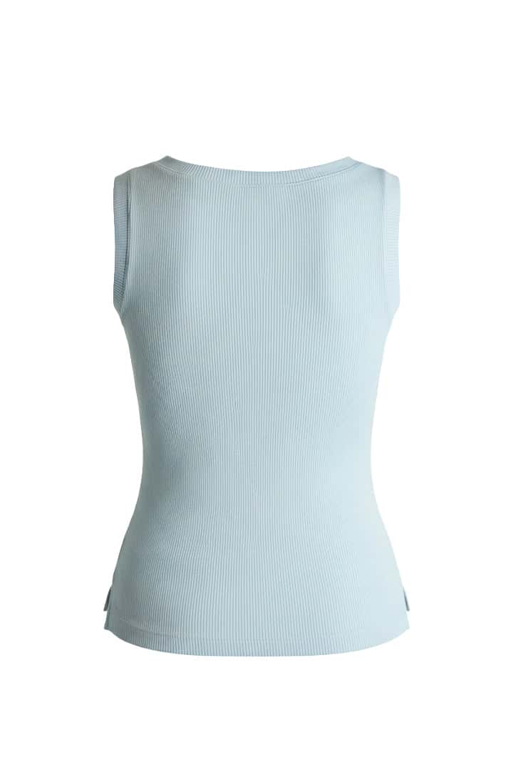 BLUSA DE CORTES EN RIB - miniatura 5