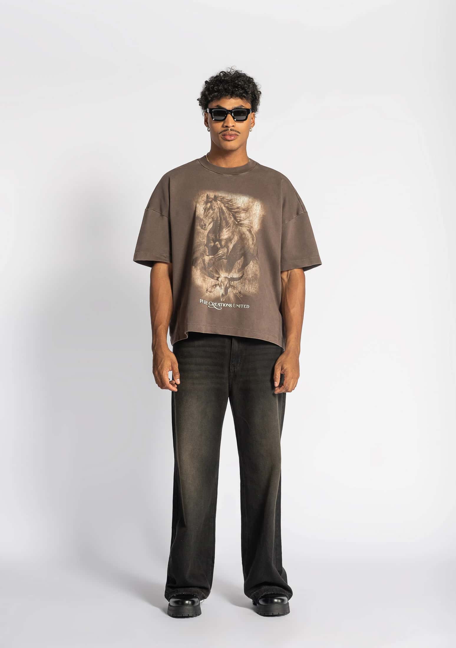 Before The West brown t-shirt - miniatura 4