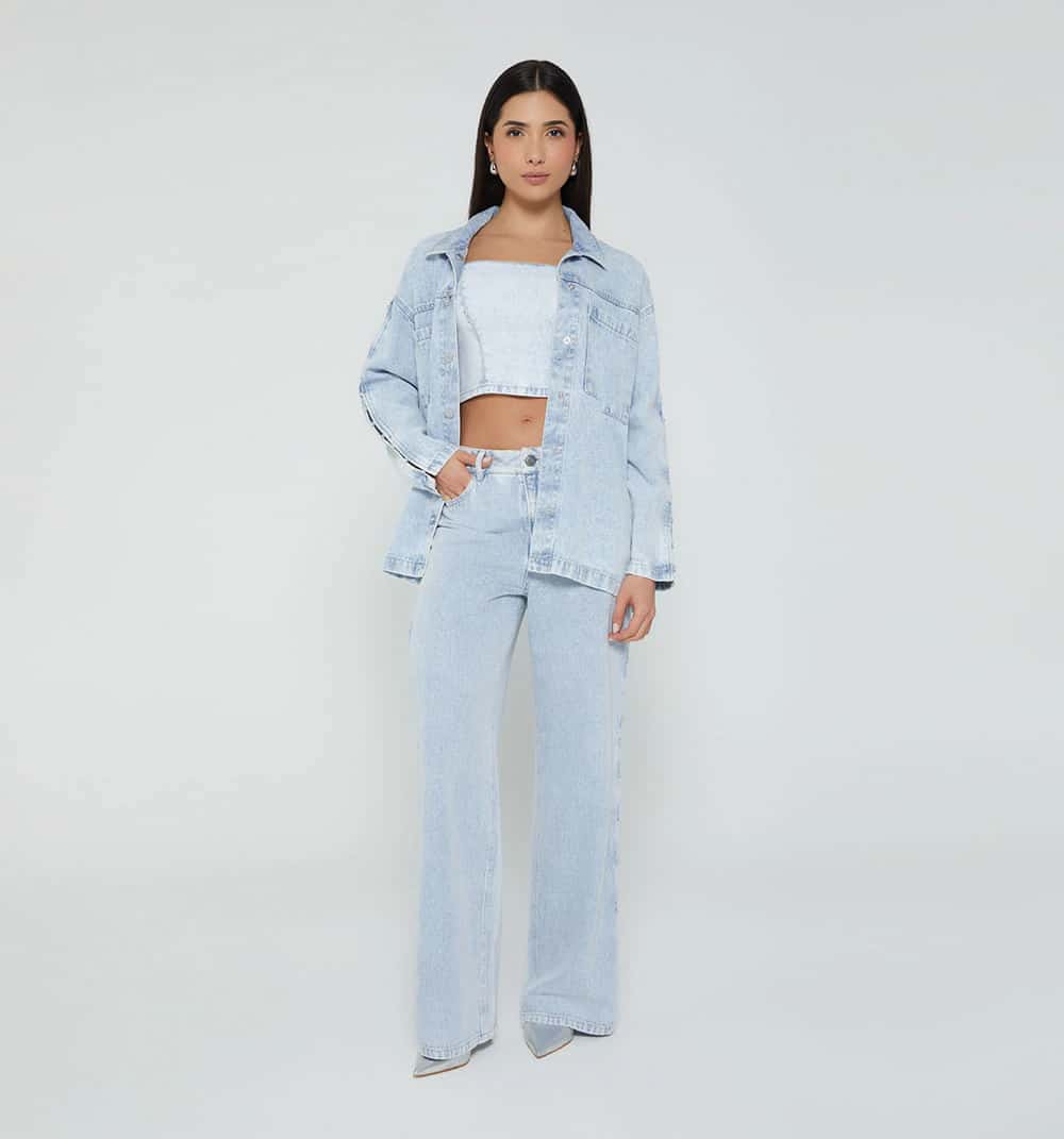 Blusa crop de tiras con cristales