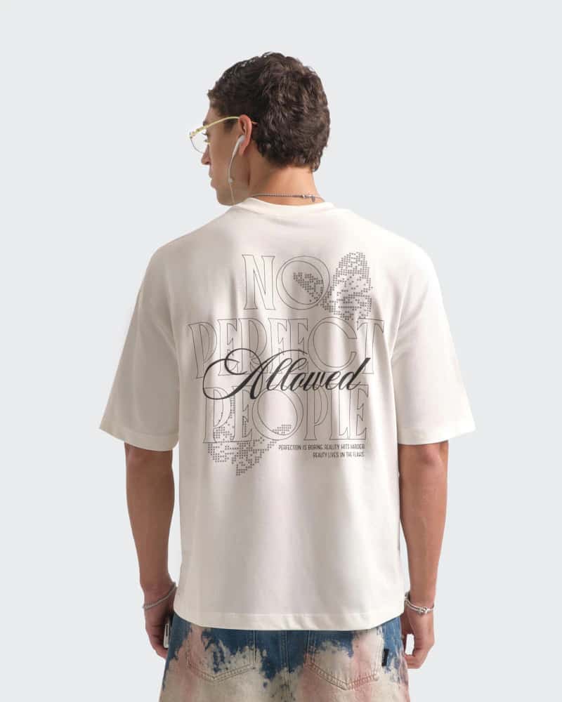 Camiseta Crudo Oversize Flaws - miniatura 1