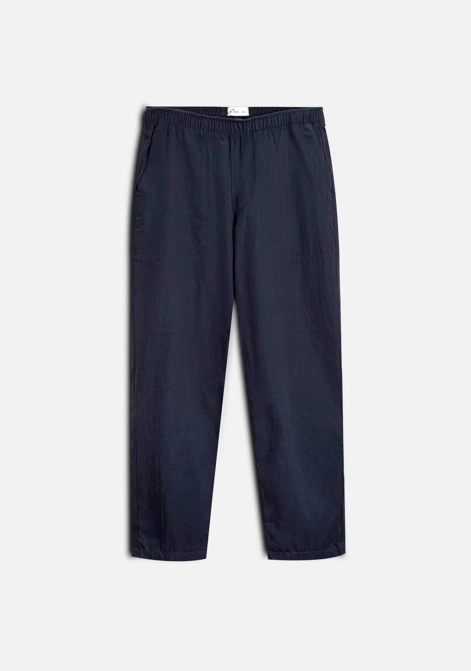 Pantalón H Hopkins Tencel Azul Osc