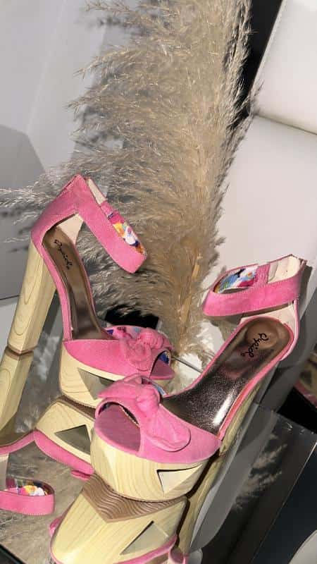 TACONES QUPID FUCSIA
