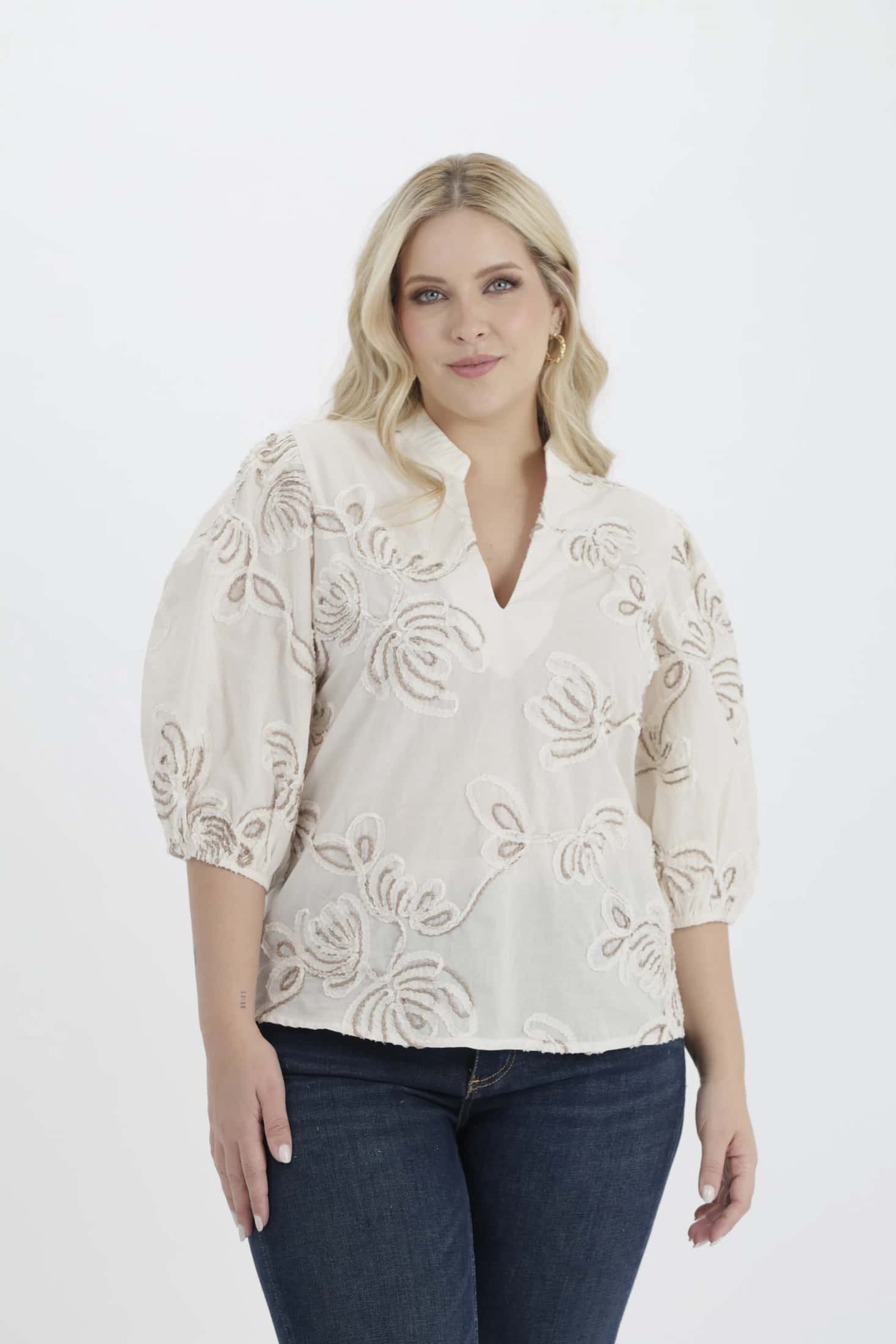BLUSA MANGA BOMBACHA 1142667