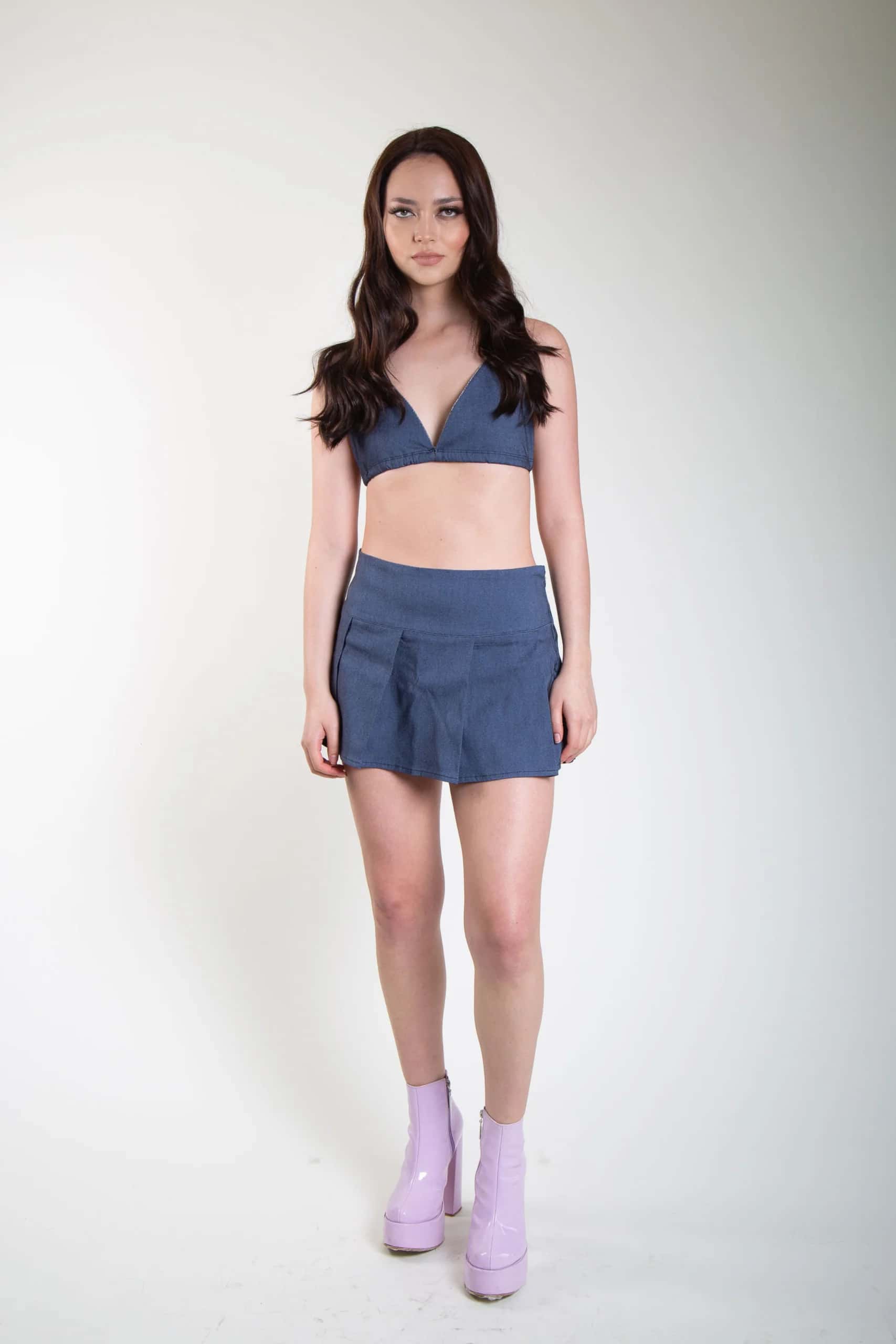 Conjunto Desigual Azul Oscuro