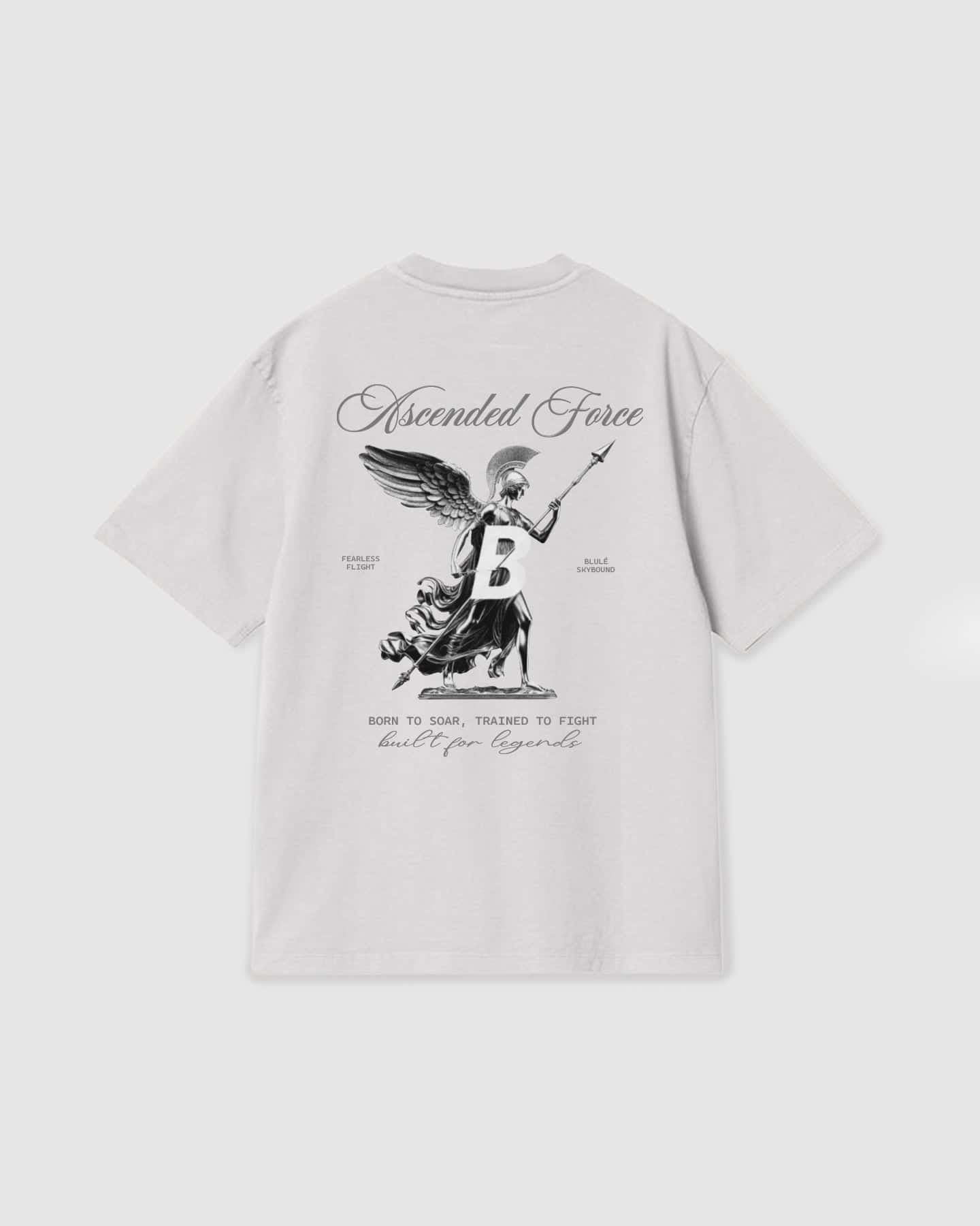 Oversized T Shirt Ascended Force White