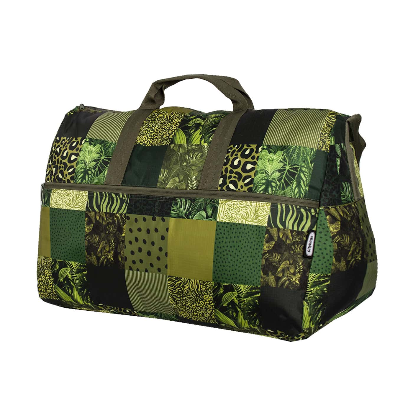 Maleta XL ULTRA Plegable Estampado Green Citybags Multicolor