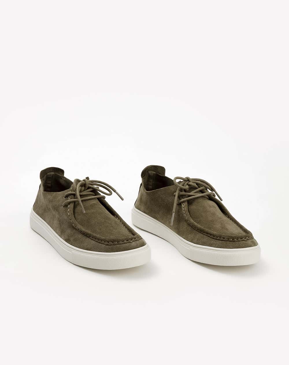 Zapatos loafer taupe hombre