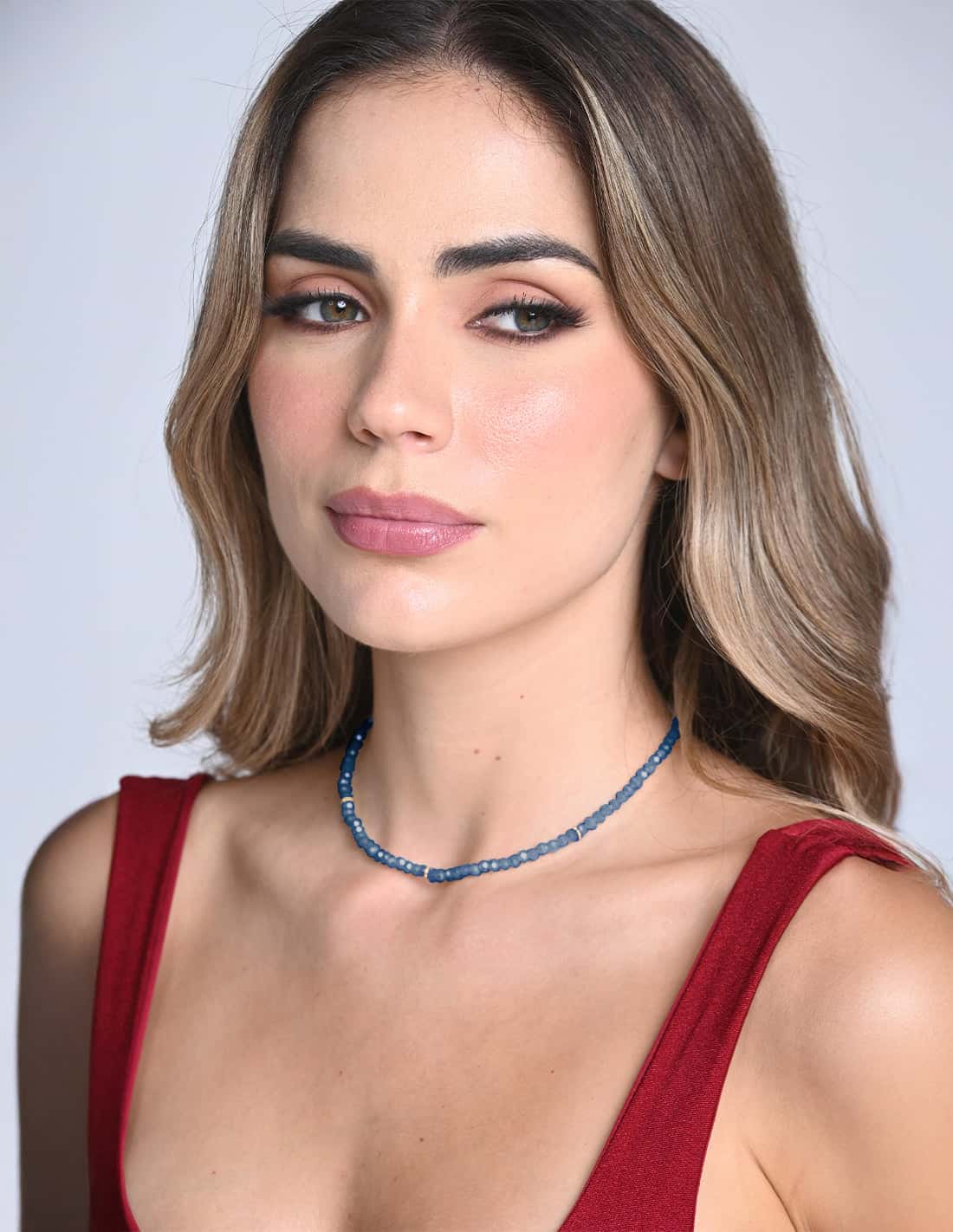 Choker Kiran Oil Blue