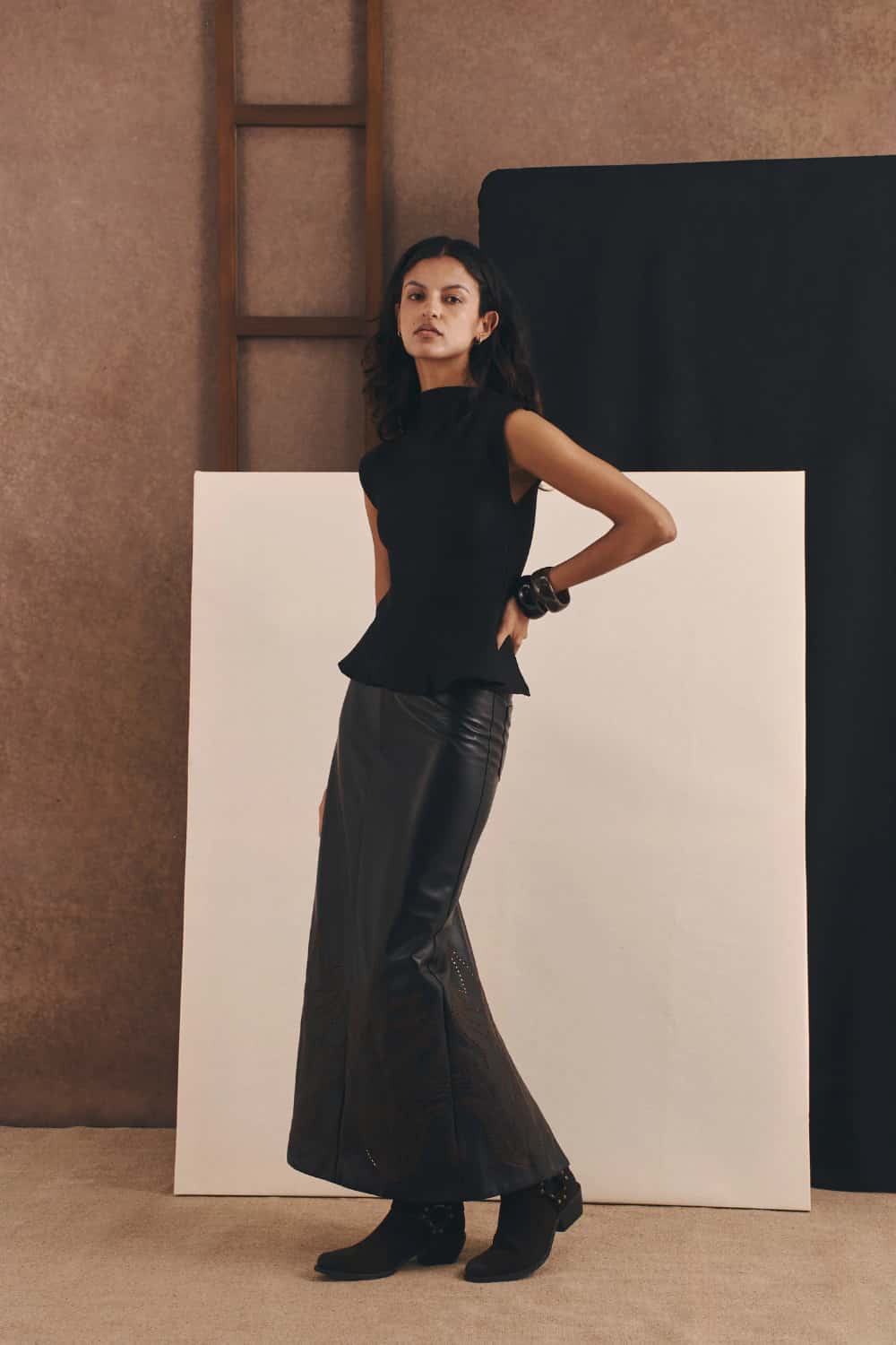 "LA MONA" TOP MIDNIGHT - miniatura 3