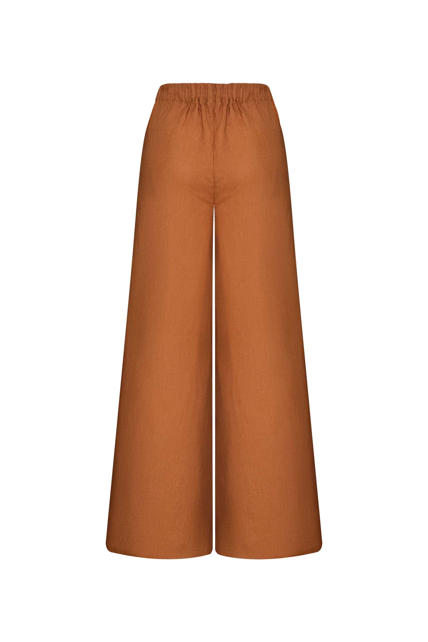 San Antonio Linen Pants / Brown & Ivory - miniatura 3