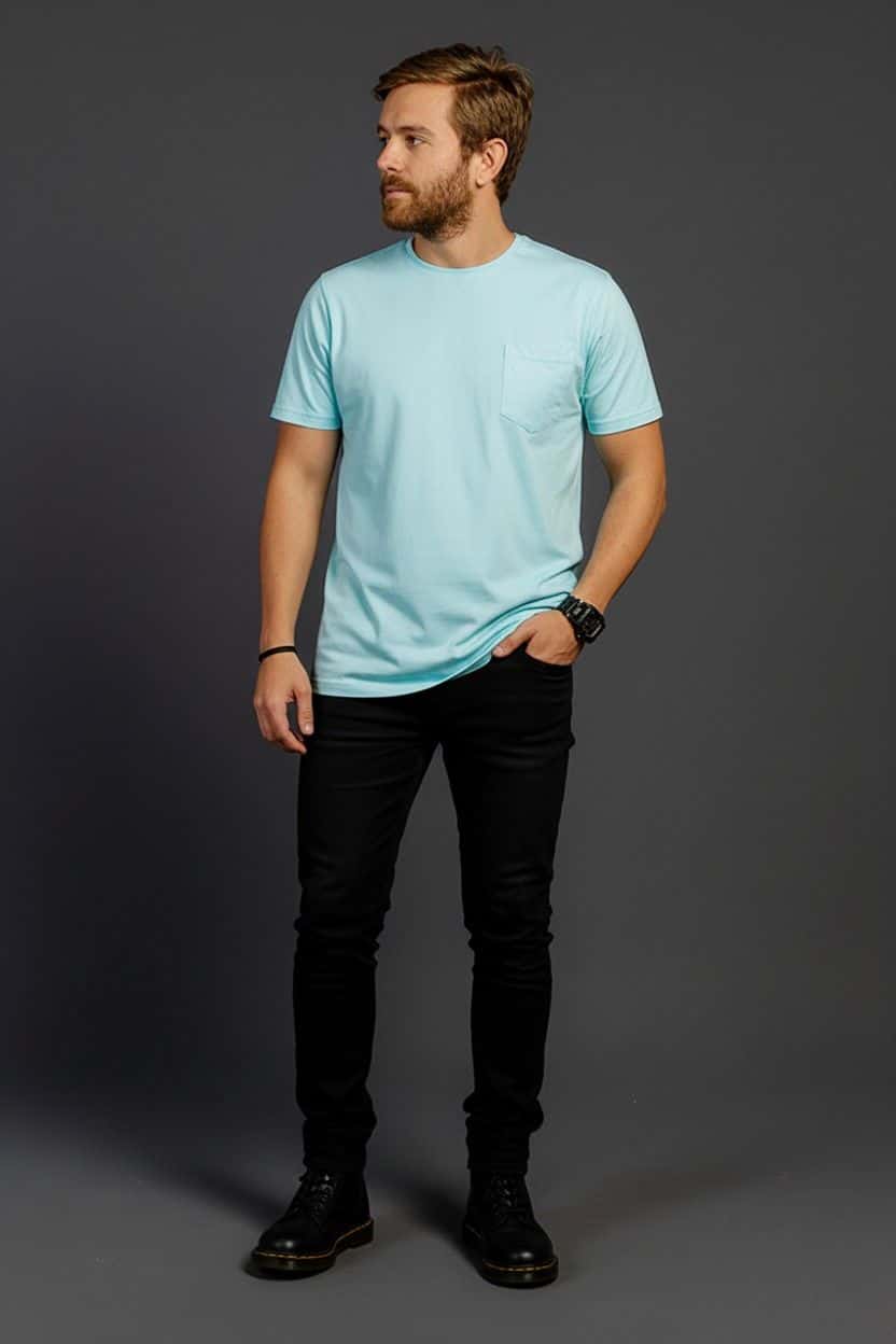 Camiseta Cuello Redondo con Bolsillo - miniatura 4