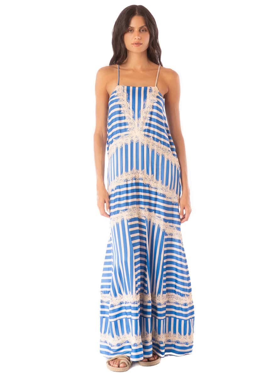 Maaji Azure Stripes Rosalia Long Dress