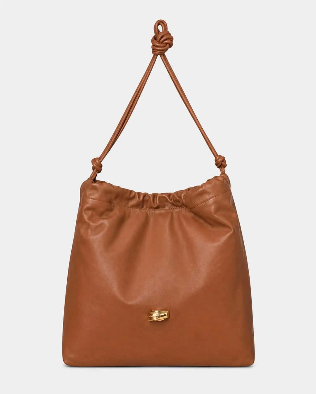 Le Sac G Honey Leather Bag