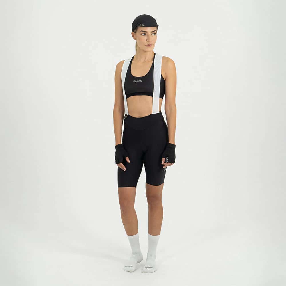 PANTALONETA CICLISMO CON CARGADERAS GIRONA NERO 2.0 PARA MUJER