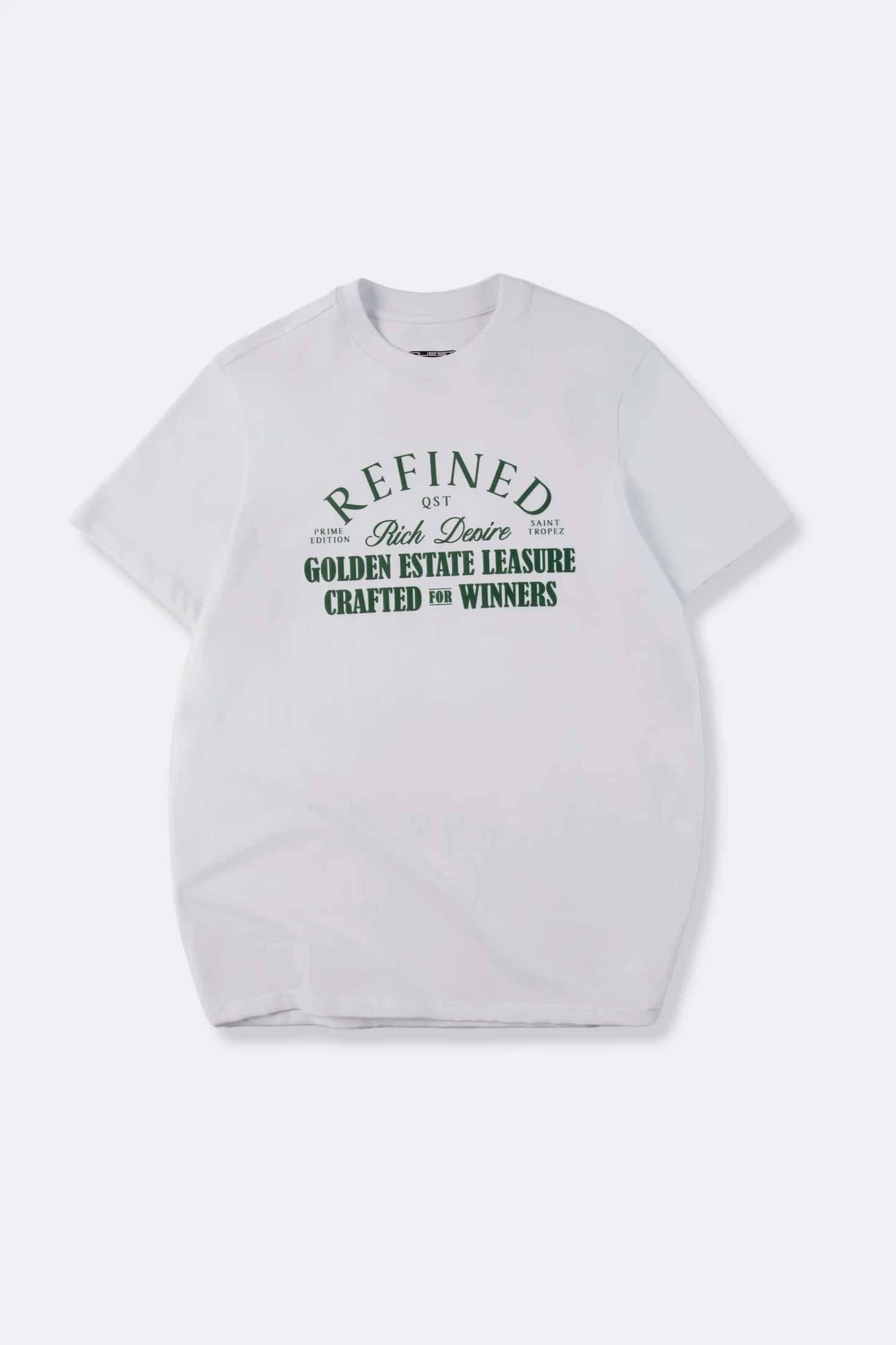 CAMISETA ESPECIAL ESTAMPADO LOCALIZADO COLOR BLANCO
