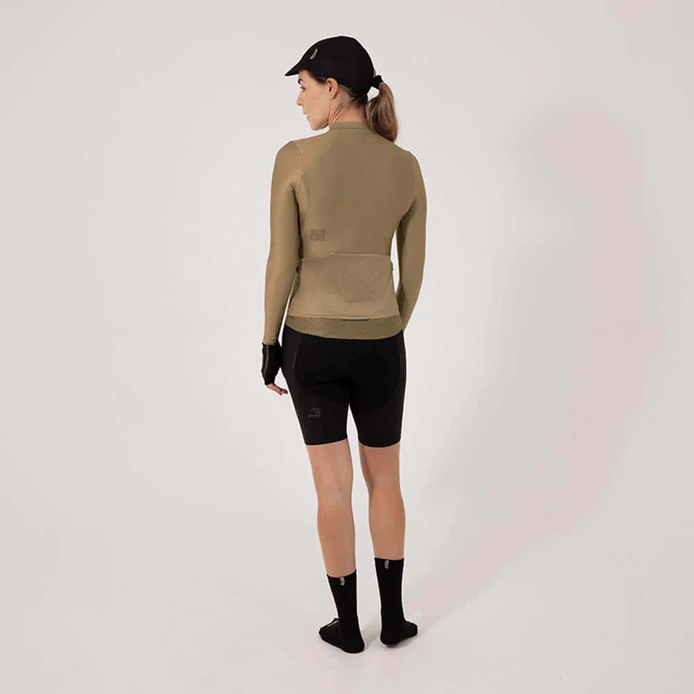 CAMISA CICLISMO MANGA LARGA ESSENTIAL GOLD PARA MUJER - miniatura 2