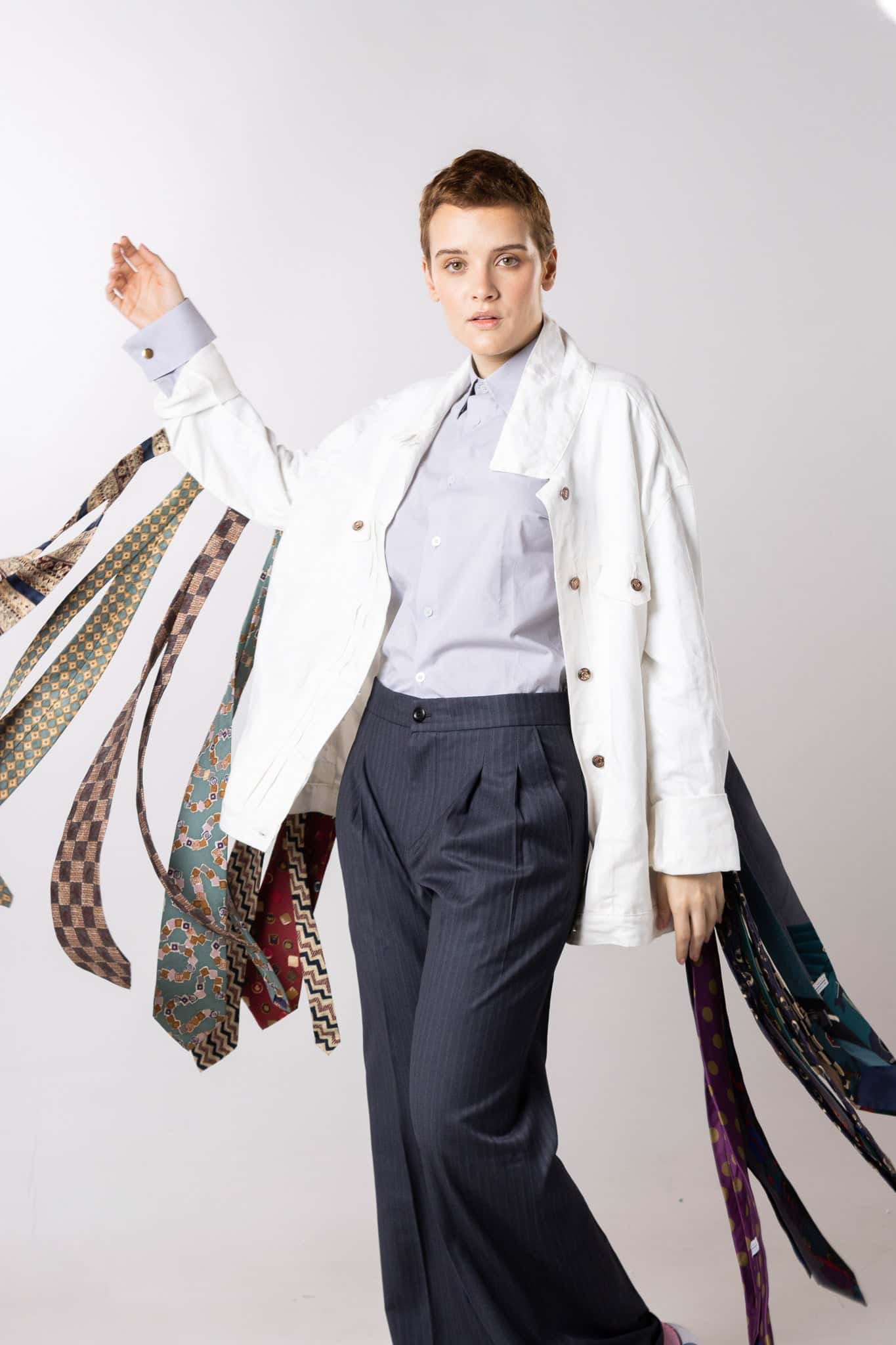CHAQUETA DENIM TIES