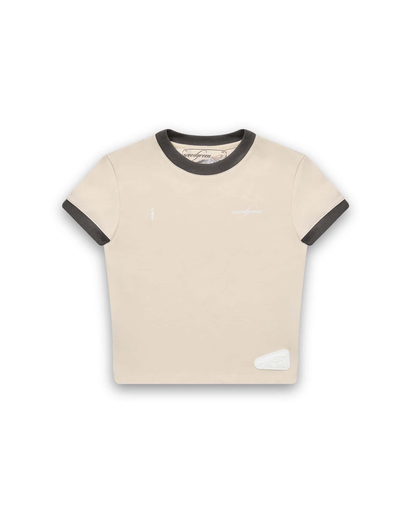 CAMISETA SLIM CON RIB MIGRACIONES NUDE - miniatura 1