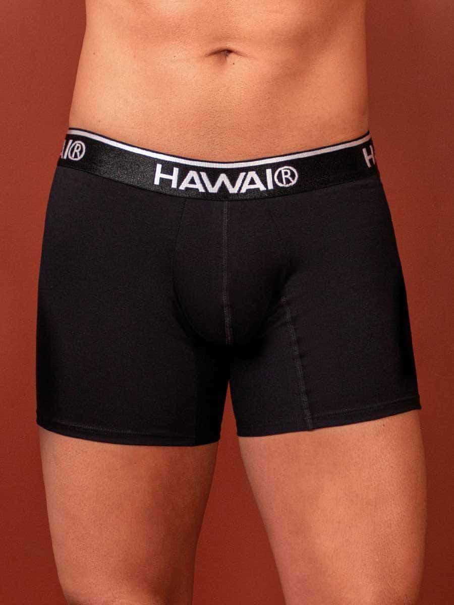 Bóxer Básico en Algodón Para Hombre Color Negro