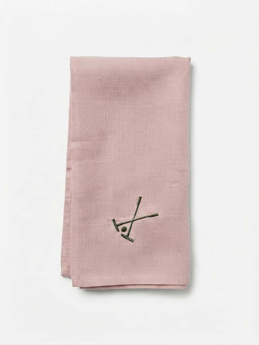 Napkins linen Polo set x 4