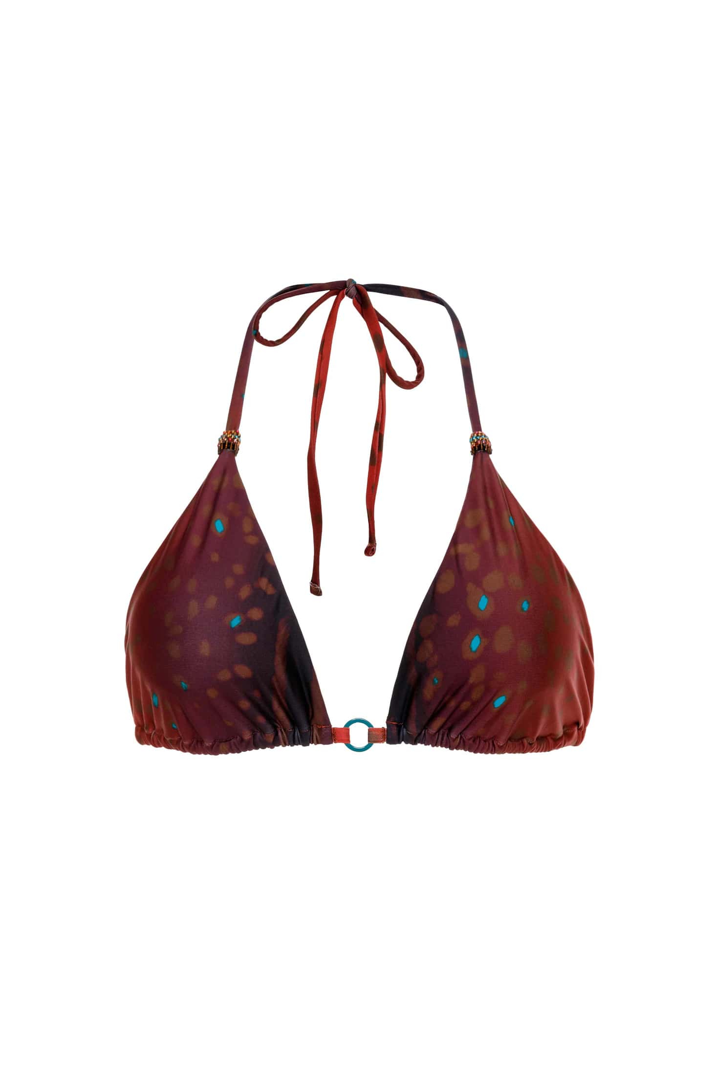 Top Triangulo de Bikini Bambi Rojo