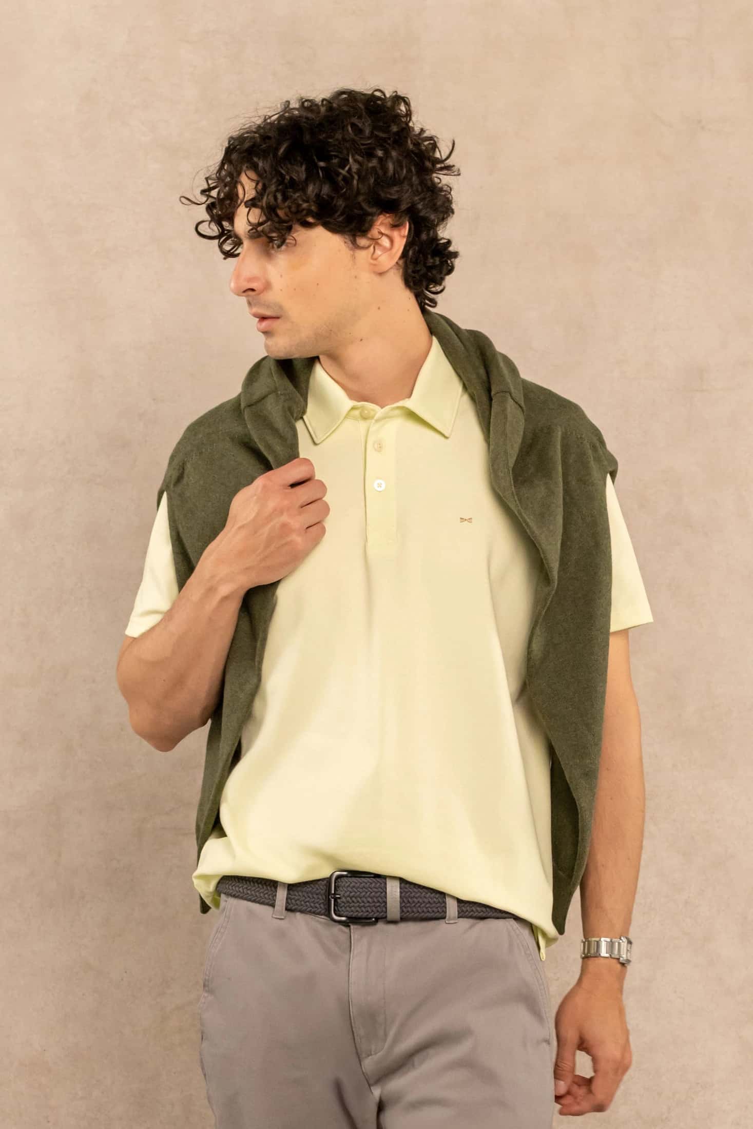 Polo Antimanchas Verde Lima