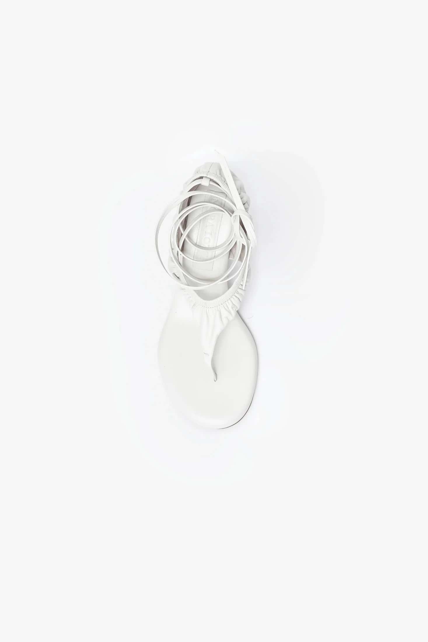 SANDALIA FLIP RUCHI OFFWHITE - miniatura 3