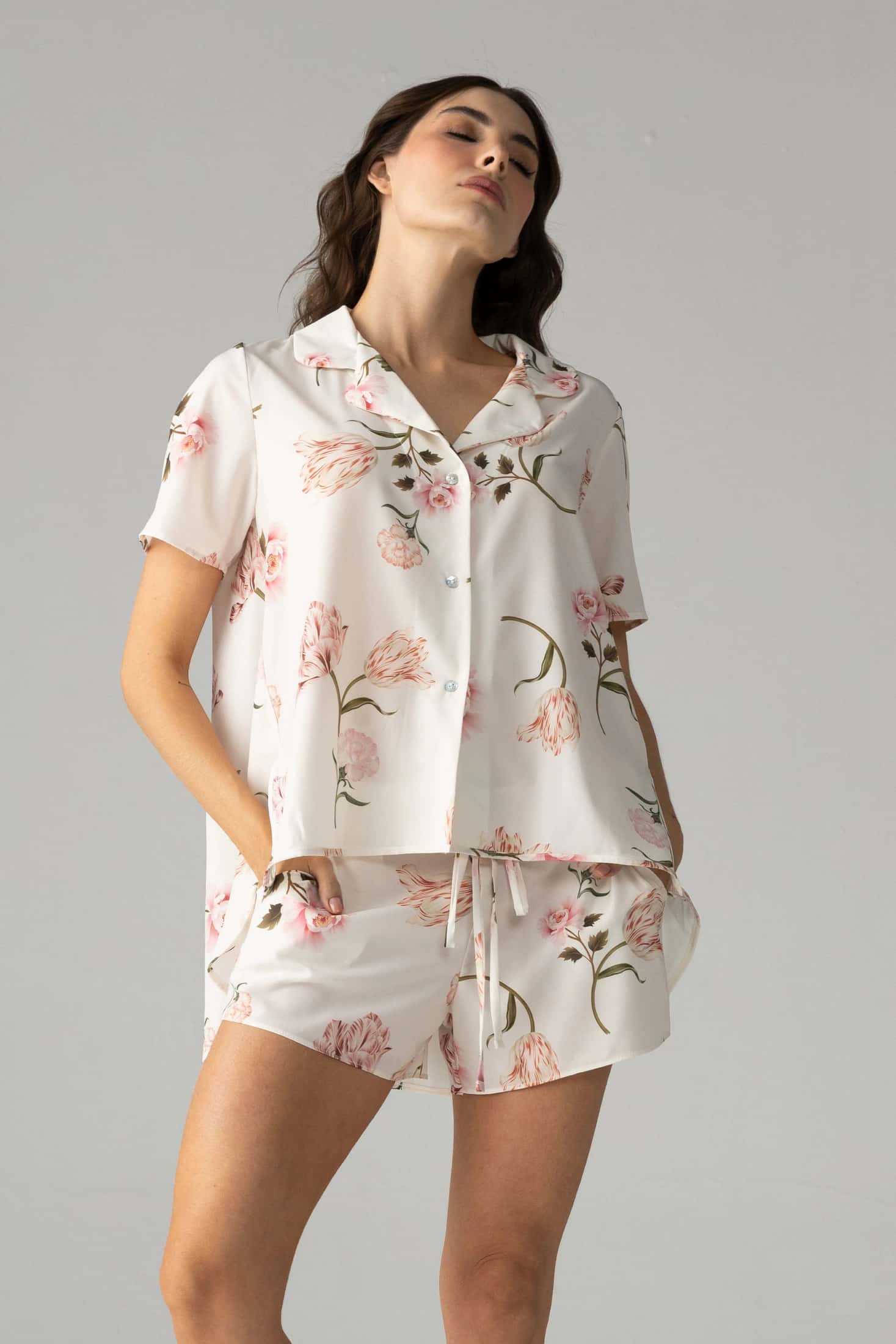 PIJAMA SHORT ELLIPSE CEREZOS ESTAMPADO - miniatura 3