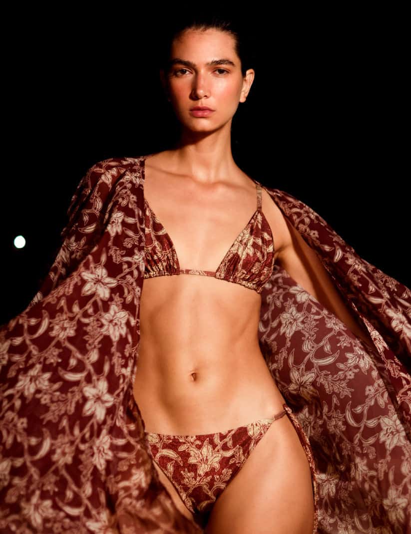 Top de Bikini Carmesí - miniatura 2