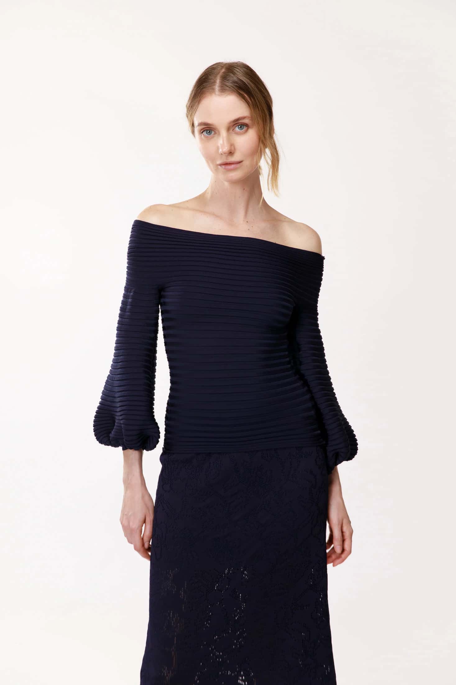 Conde Ribbed Blouse