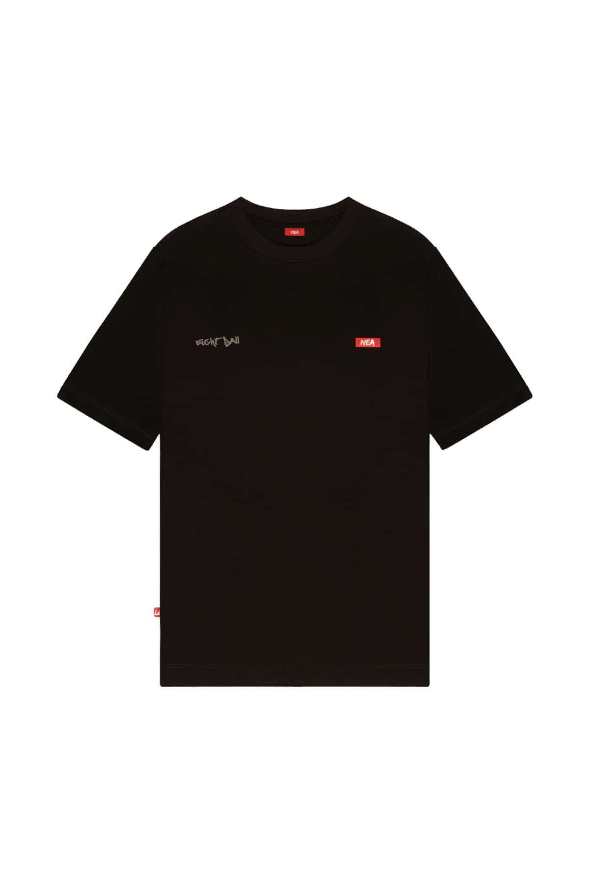 CAMISETA OVERSIZE BALL NEGRO NEA - miniatura 2