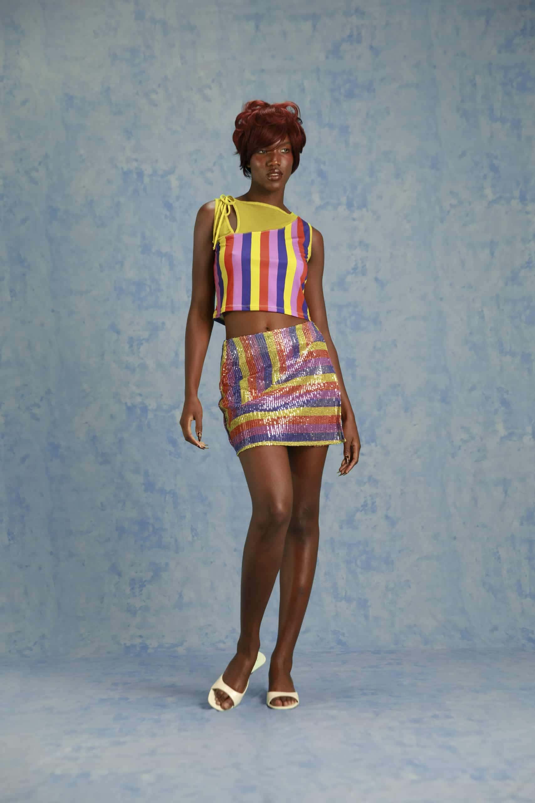 Margie Top in Malba Stripes