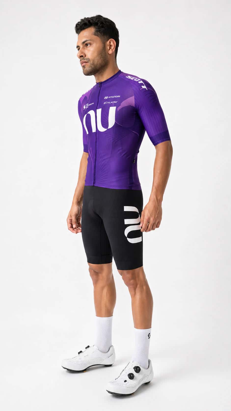 Jersey  Ciclismo MC División One - NU COLOMBIA Unisex Morado - miniatura 5