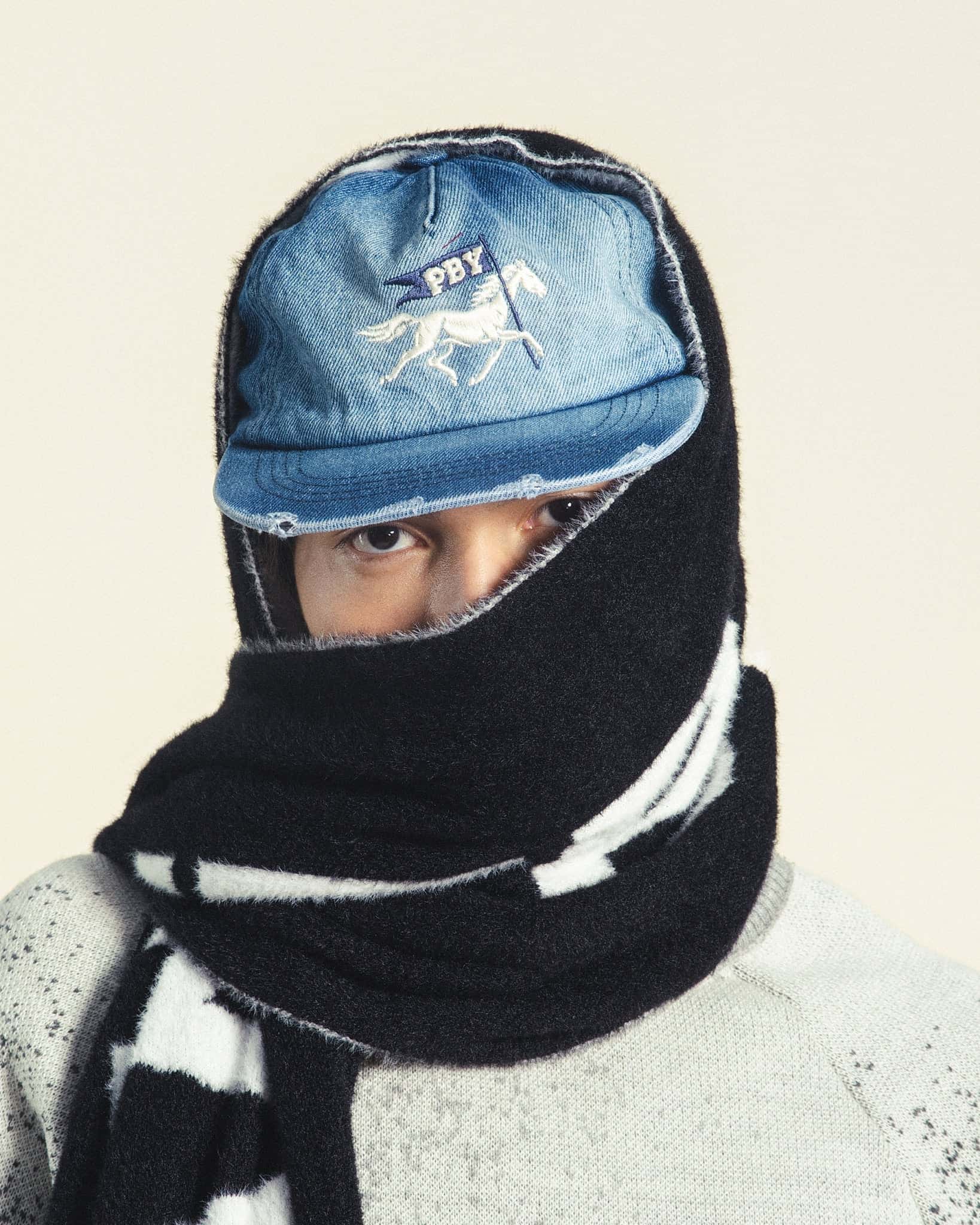 GORRA DENIM CABALLO AZUL - miniatura 2