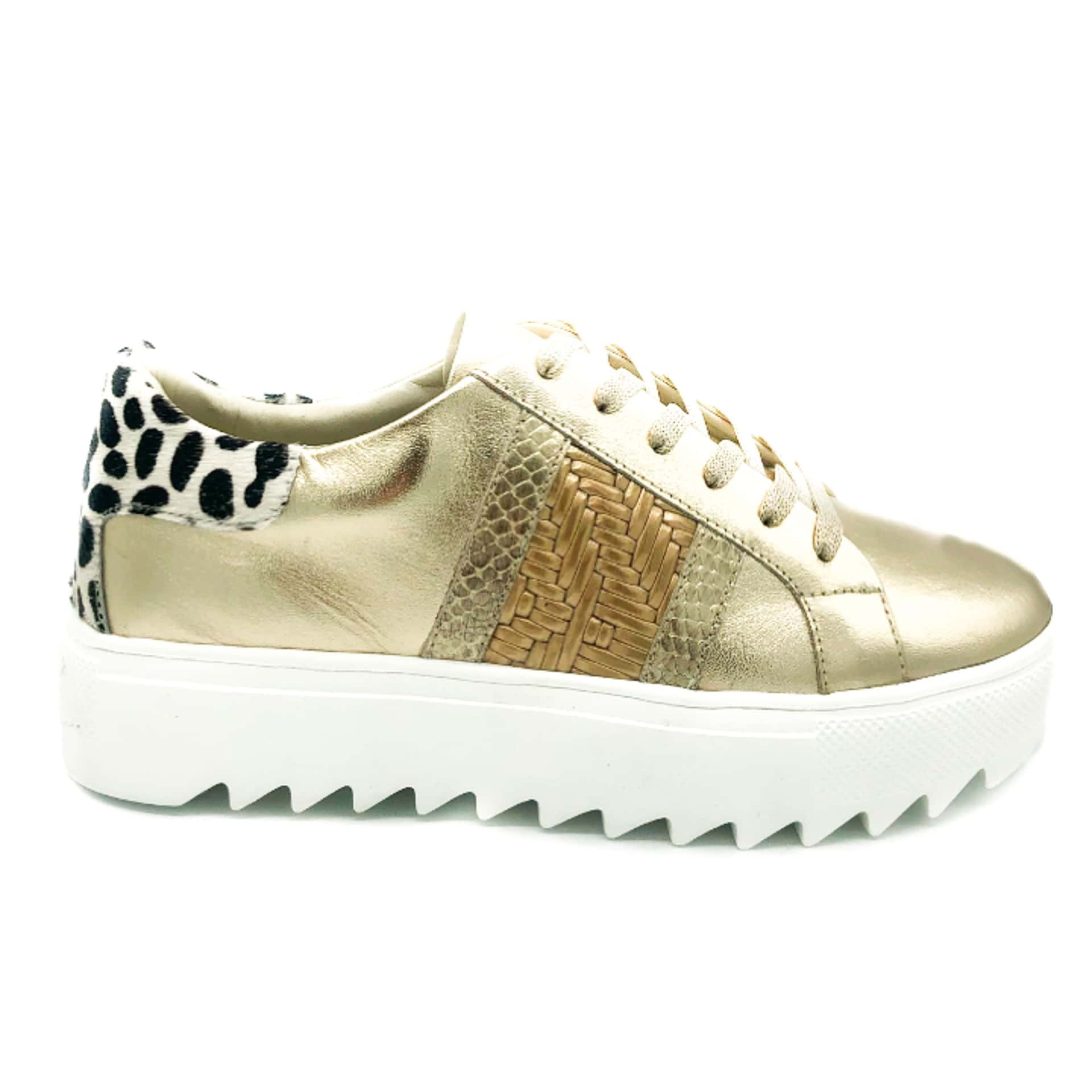 "Sol" Tenis en Cuero