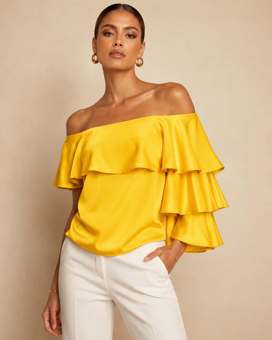 Blusa Kelina Amarilla