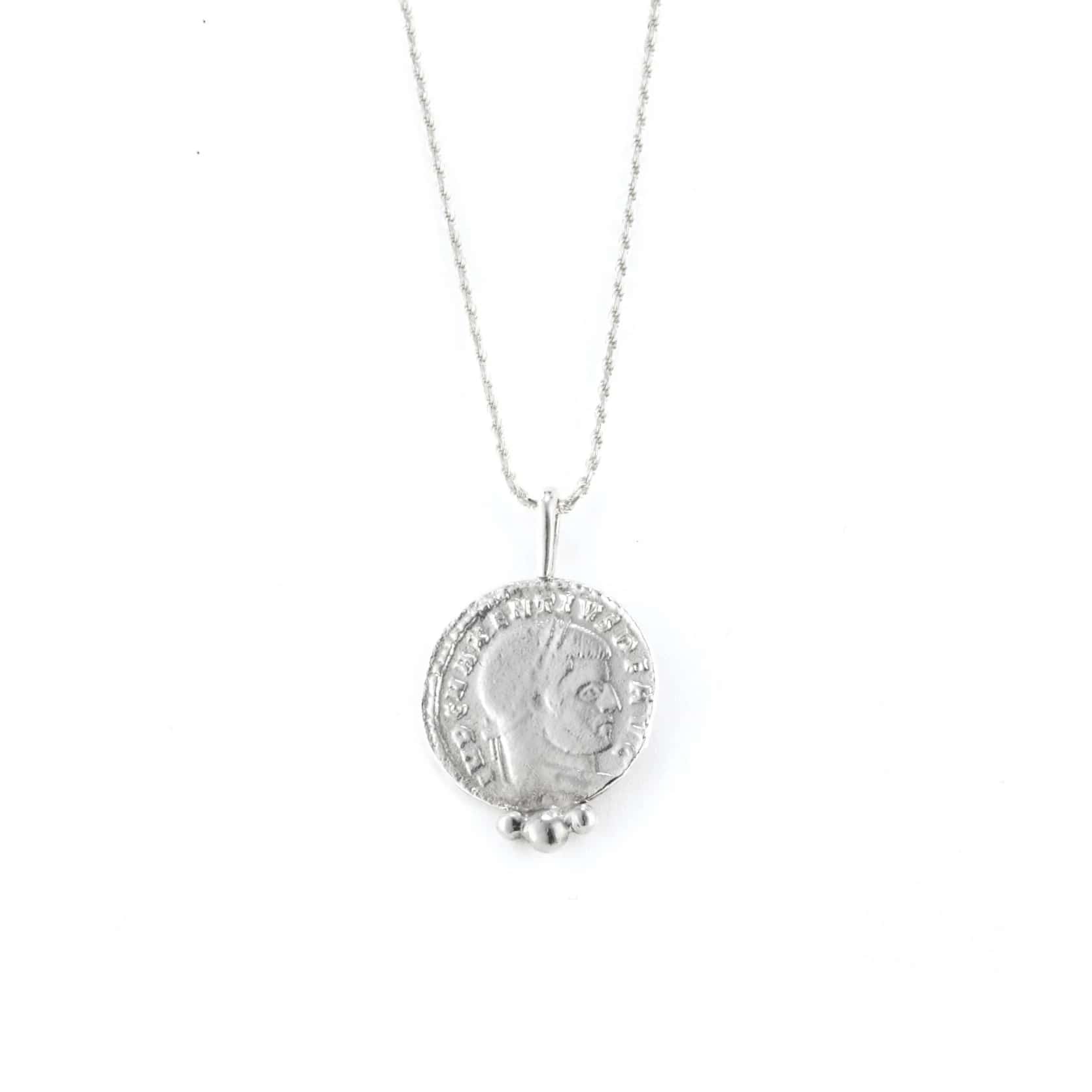 Collar Medalla Griega (Cadena Lazo)