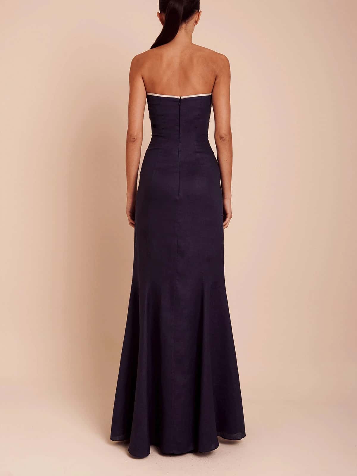TOBI DRESS NAVY - miniatura 4