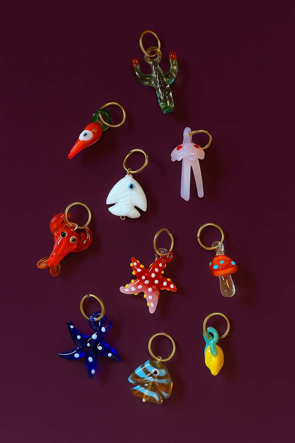 Charm Glass (X1) — for Necklace